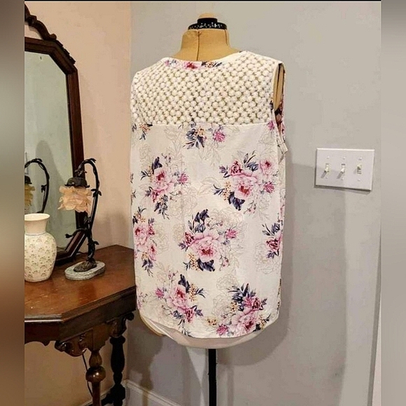 NWOT 2X Lavish Sheer Shoulder Top - Picture 6 of 9